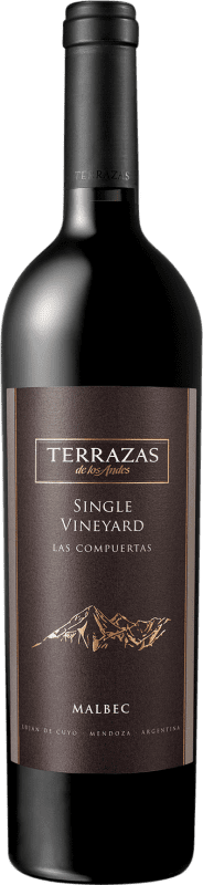 72,95 € Бесплатная доставка | Красное вино Terrazas de los Andes Las Compuertas Single Vineyard — Один виноградник