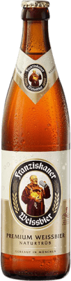 免费送货 | 盒装20个 啤酒 Spaten-Franziskaner Weissbier Natur 瓶子 Medium 50 cl