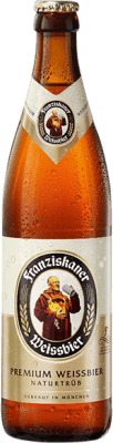 Envío gratis | Caja de 20 unidades Cerveza Spaten-Franziskaner Natural, Weissbier — Blanca Alemania Botella Medium 50 cl