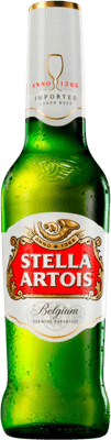 39,95 € | Коробка из 24 единиц Пиво Interbrew Stella Artois Бельгия треть литровая бутылка 33 cl