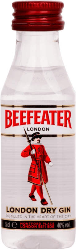 Бесплатная доставка | Джин Beefeater миниатюрная бутылка 5 cl