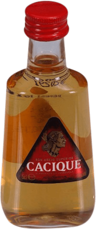 1,95 € Бесплатная доставка | Ром Cacique Мини-бутылка 5 cl