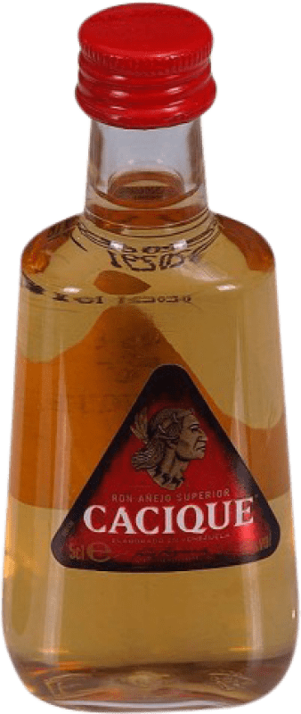 Kostenloser Versand | Rum Cacique Miniaturflasche 5 cl