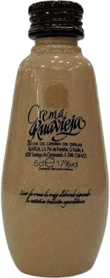 3,95 € Spedizione Gratuita | Crema di Liquore Rua Vieja Crema de Orujo Ruavieja Bottiglia Miniatura 5 cl