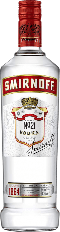 13,95 € | Vodka Smirnoff Red Label Francia 70 cl