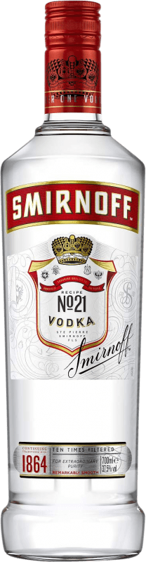 Бесплатная доставка | Водка Smirnoff Red Label Франция 70 cl