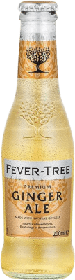 Envío gratis | Caja de 24 unidades Refrescos Fever-Tree Ginger Ale Reino Unido Botellín 20 cl