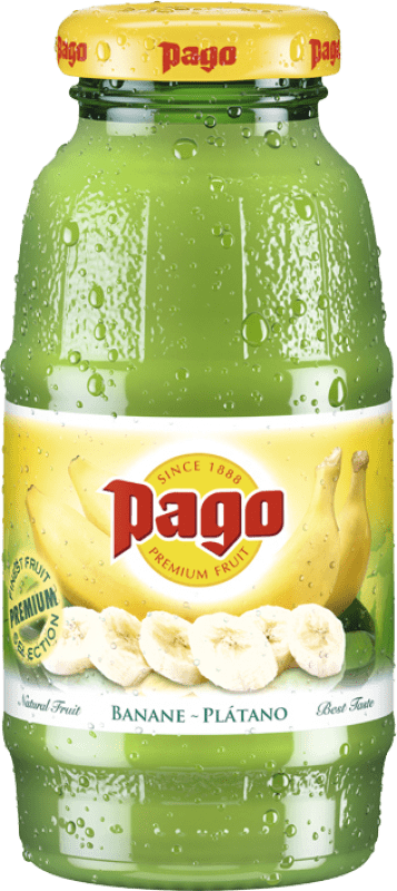 Envio grátis | Caixa de 12 unidades Refrigerantes Zumos Pago Plátano Espanha Garrafinha 20 cl Envio grátis | Caixa de 12 unidades Refrigerantes Zumos Pago Plátano Espanha Garrafinha 20 cl