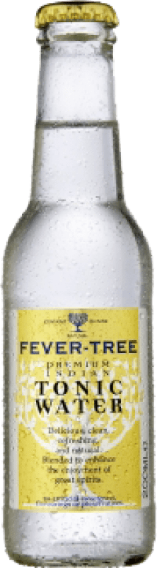 Kostenloser Versand | 4 Einheiten Box Getränke und Mixer Fever-Tree Tonic Water Kleine Flasche 20 cl