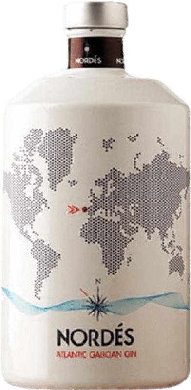 Free Shipping | Gin Atlantic Galician Gin Nordés Spain Jéroboam Bottle-Double Magnum 3 L