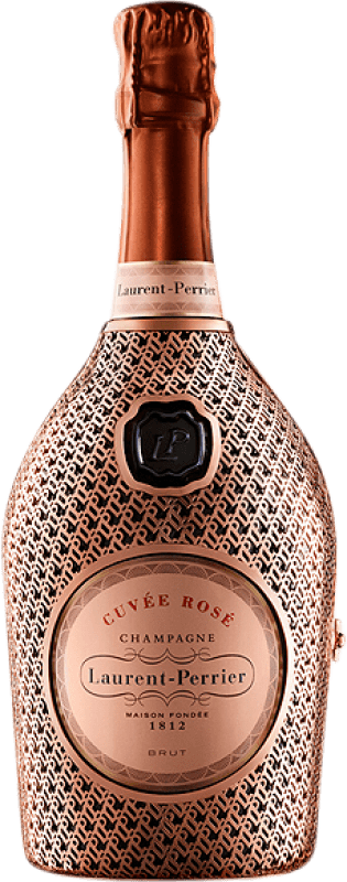 176,95 € Free Shipping | Rosé sparkling Laurent Perrier Cuvée Rose Chaqueta de Metal A.O.C. Champagne
