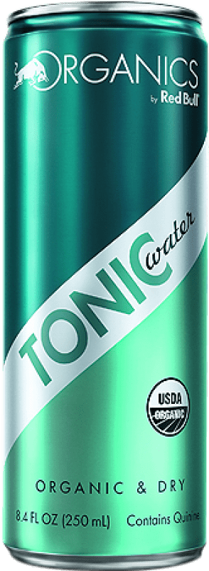 Free Shipping | 24 units box Soft Drinks & Mixers Red Bull Energy Drink Tonic Water Organics Can 25 cl