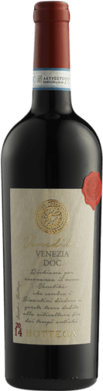 Envio grátis | Vinho tinto Bottega Venedika I.G.T. Venezia Itália Merlot, Raboso 75 cl