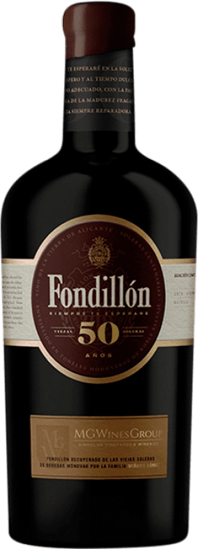 202,95 € 免费送货 | 甜酒 Monovar Fondillón 大储备 1968 D.O. Alicante 50 岁