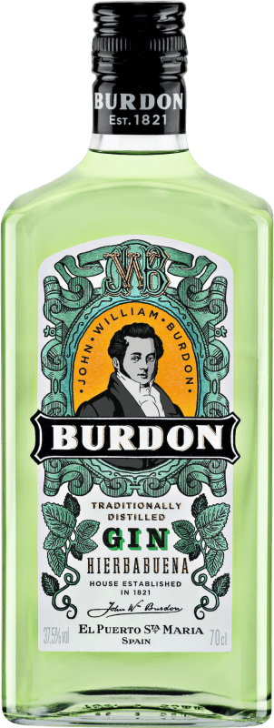 18,95 € | 金酒 Caballero Burdon Hierbabuena Gin 安达卢西亚 西班牙 70 cl