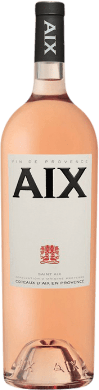 Бесплатная доставка | Розовое игристое Saint Aix A.O.C. Coteaux d'Aix-en-Provence Прованс Франция Grenache, Cabernet Sauvignon, Carignan, Cinsault бутылка Магнум 1,5 L