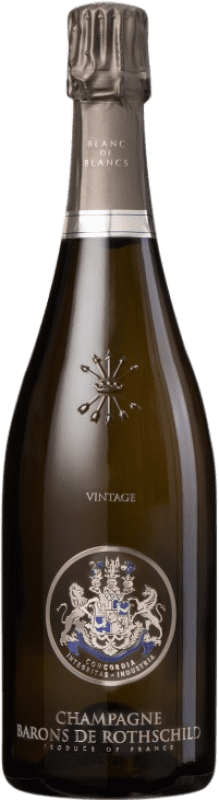 238,95 € Free Shipping | White sparkling Barons de Rothschild Vintange 2008 A.O.C. Champagne Champagne France Chardonnay Bottle 75 cl
