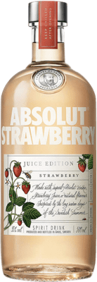 9,95 € | Vodka Absolut Edição Limitada Suécia Garrafa Medium 50 cl Strawberry — Morango