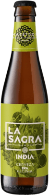 Envoi gratuit | Boîte de 24 unités Bière La Sagra IPA Bouteille Tiers 33 cl