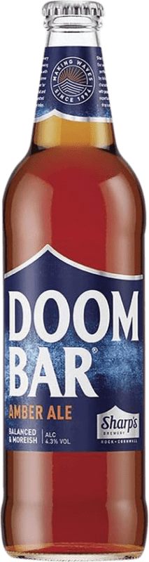 14,95 € Spedizione Gratuita | Scatola da 8 unità Birra La Sagra Doom Bar Ale, Amber — Ambrata Bottiglia Medium 50 cl