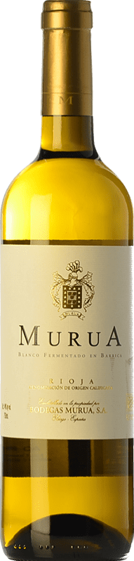 19,95 € | 白酒 Masaveu Murua Fermentado en Barrica D.O.Ca. Rioja 拉里奥哈 西班牙 Viura, Malvasía, Grenache White 75 cl