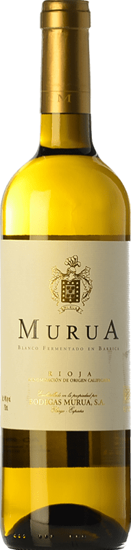 21,95 € | Weißwein Masaveu Murua Fermentado en Barrica Holzfassveredelter D.O.Ca. Rioja La Rioja Spanien Viura, Malvasía, Grenache Weiß 75 cl