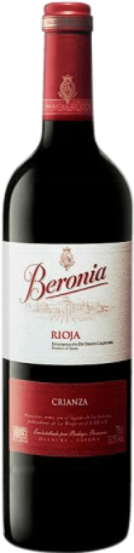 4,95 € Kostenloser Versand | Rotwein González Byass Beronia Crianza — Kurze Fassreifung D.O.Ca. Rioja Kleine Flasche 25 cl