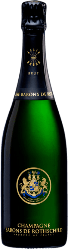 124,95 € | 白起泡酒 Barons de Rothschild 香槟 A.O.C. Champagne 香槟酒 法国 Pinot Black, Chardonnay, Pinot Meunier 瓶子 Magnum 1,5 L