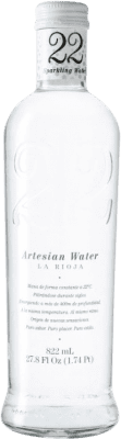 Water 12 units box 22 Artesian Water Con Gas 822