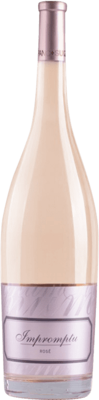 74,95 € Envío gratis | Espumoso rosado Hispano-Suizas Impromptu Rosé D.O. Valencia Botella Magnum 1,5 L