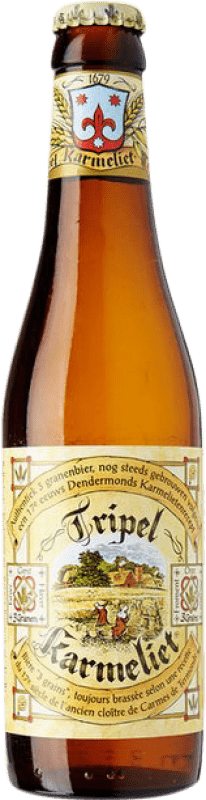 Free Shipping | Beer Bosteels Karmeliet Rubia — Blonde, Tripel Malt — Triple Malt Belgium Third-Liter Bottle 33 cl