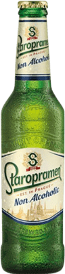 28,95 € | 24 units box Beer AB InBev Staropramen Czech Republic One-Third Bottle 33 cl Alcohol-Free