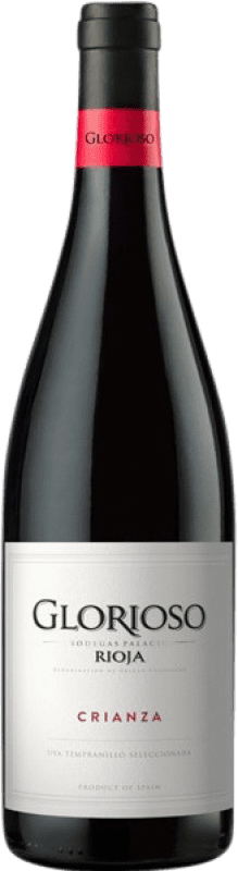 31,95 € Spedizione Gratuita | Vino Rosso Palacio Glorioso Crianza — Invecchiato in Botte D.O.Ca. Rioja Bottiglia Speciale 5 L