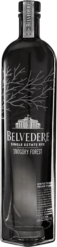 74,95 € Бесплатная доставка | Водка Belvedere Diamond Single Estate Smogóry Forest Rye — Ржаной виски