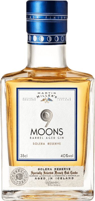 73,95 € Kostenloser Versand | Genever Gin Martin Miller's 9 Moons Drittelliterflasche 35 cl
