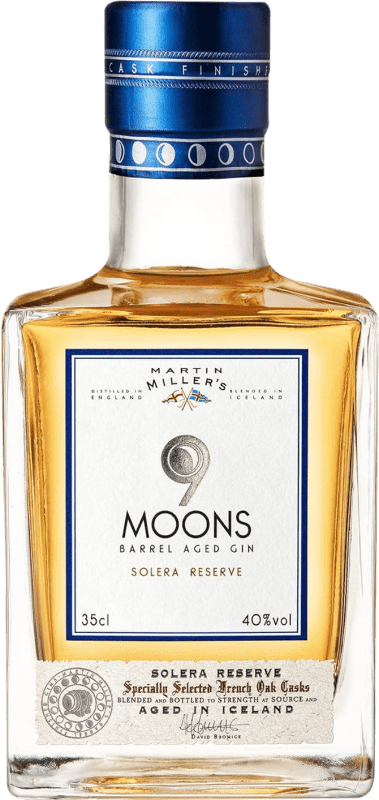 Free Shipping | Gin Martin Miller's 9 Moons Gin United Kingdom One-Third Bottle 35 cl