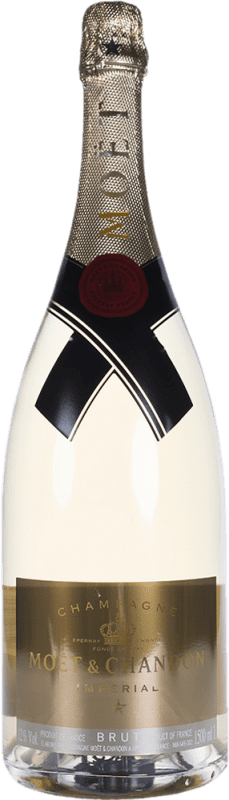 Бесплатная доставка | Белое игристое вино Moët & Chandon Bright Night Botella luminosa A.O.C. Champagne шампанское Франция Pinot Black, Chardonnay, Pinot Meunier бутылка Магнум 1,5 L