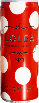 88,95 € Free Shipping | 24 units box Sangaree Lolea Nº 1 Red Spritz Can 20 cl