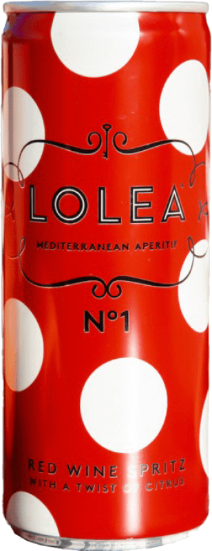 88,95 € Free Shipping | 24 units box Vermouth Lolea Nº 1 Tinto Small Bottle 20 cl