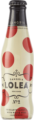 45,95 € | Boîte de 24 unités Sangria Lolea Nº 2 White Frizzante Espagne Petite Bouteille 20 cl