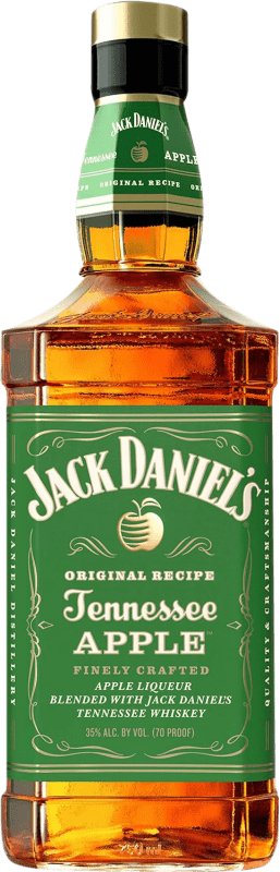 27,95 € Free Shipping | Bourbon Jack Daniel's Apple Bottle 75 cl