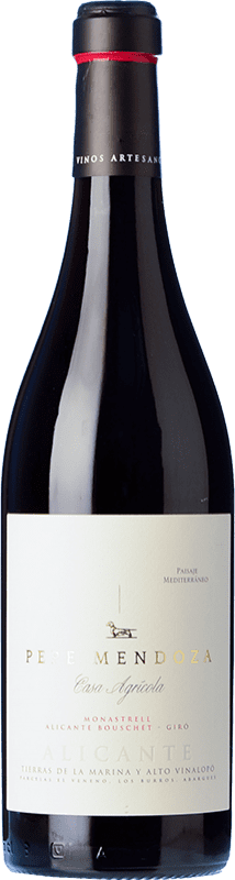 11,95 € | Red wine Pepe Mendoza Casa Agrícola D.O. Alicante Valencian Community Spain Syrah, Monastrell 75 cl