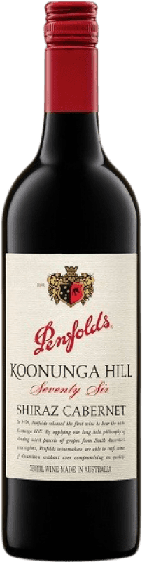 免费送货 | 红酒 Penfolds Koonunga Hill Shiraz-Cabernet 年轻的 I.G. Southern Australia 南澳大利亚 澳大利亚 Syrah, Cabernet Sauvignon 75 cl