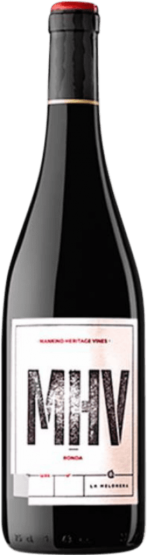 64,95 € Free Shipping | Red wine Finca La Melonera M.H.V. Tinto D.O. Sierras de Málaga Andalusia Spain Tintilla de Rota Bottle 75 cl