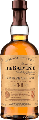 Whisky Single Malt Balvenie Caribbean Cask Finish — Acabado en Barrica 14 Años