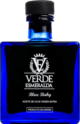 12,95 € | Huile d'Olive Verde Esmeralda Baby Blue Organic Ecológico Espagne Picual Bouteille Miniature 10 cl
