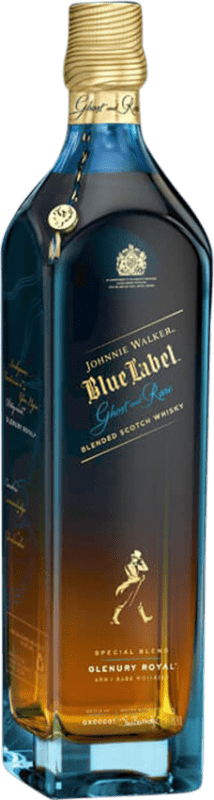 369,95 € Spedizione Gratuita | Whisky Blended Johnnie Walker Ghost Glenury Blue — Edizione Blu, Rare — Esclusivo, Royal — Reale