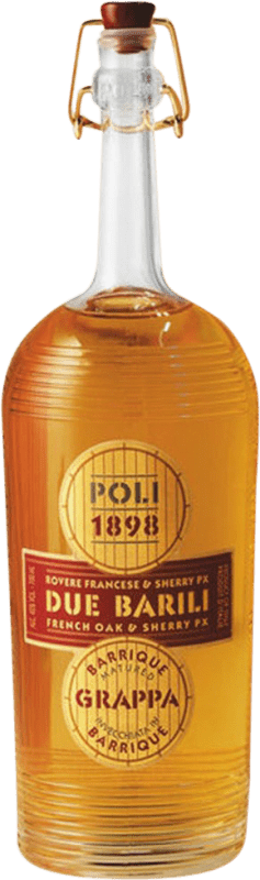 43,95 € | Grappa Poli Due Barili Envejecida Barrel Aged — Envelhecido em Barrica Itália 4 Anos 70 cl