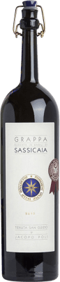75,95 € | Grappa Poli Sassicaia Barrica Italy 5 Years Medium Bottle 50 cl