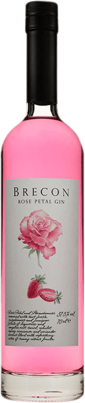 29,95 € Envío gratis | Ginebra Gin Penderyn Brecon Petal Roses — Rosas